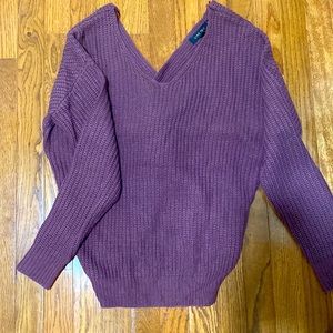 Love Tree Twist Back Sweater